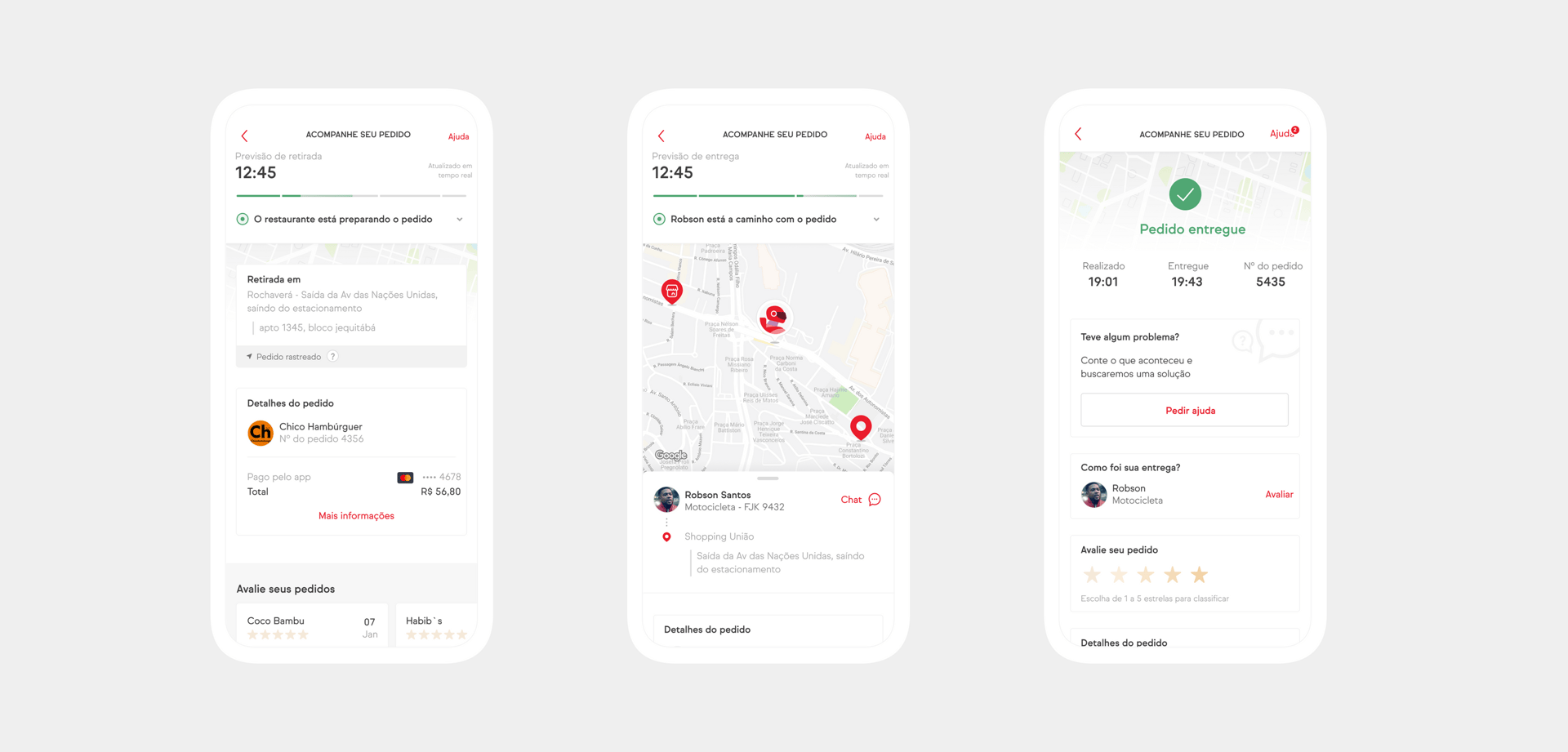 Redesign da experiência de acompanhamento do pedido